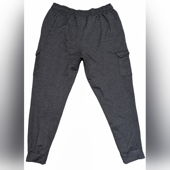 Champion Men's 2XL Dark Heather-Gray Fleece Tapered & Cuffed Sweatpants Joggers - Picture 2 of 14